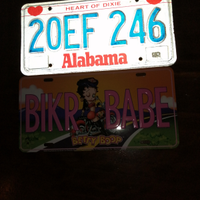 Targhe auto da parete vintage