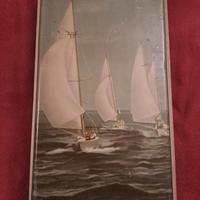 Rara scatola in latta SAIWA anni 1950