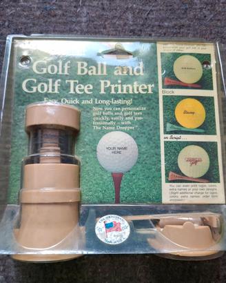 marcatore palline da golf e tee