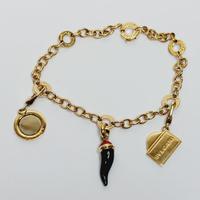 Bracciale con ciondoli oro 18 kt Bvlgari