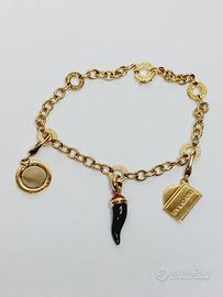 Bracciale con ciondoli oro 18 kt Bvlgari