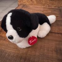 Peluche Trudi originale - Cagnolino Bianco e Nero