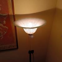 Lampadario soffitto con lampada da terra abbinata