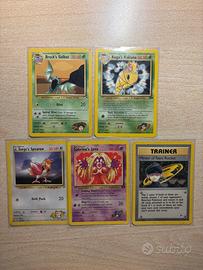 Lotto carte Pokémon Gym Heroes uncom.