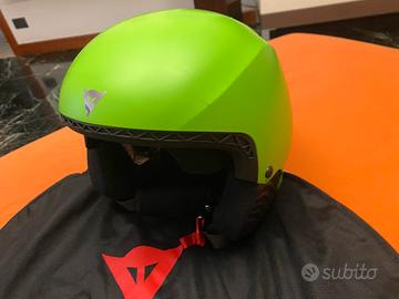 Casco sci ragazzo TG 56-58. S-M verde opaco