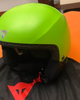 Casco sci ragazzo TG 56-58. S-M verde opaco