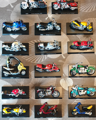 Maisto modellini moto scala 1:18
