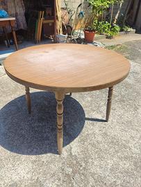 Tavolo rotondo 100% in legno