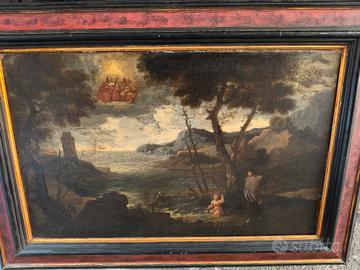 Quadro dipinto  antico olio su tela del 700  