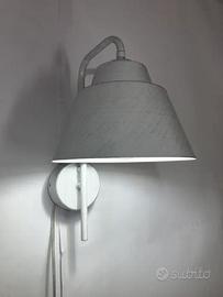 Lampada parete ferro/alluminio IP43