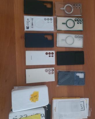COVER E PELLICOLE PER SAMSUNG S22 ULTRA 
