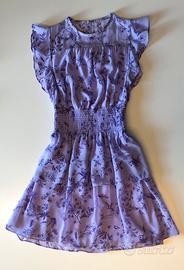 Abito in georgette lilla viola