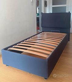 Letto Ikea Gressvik 90x200 blu