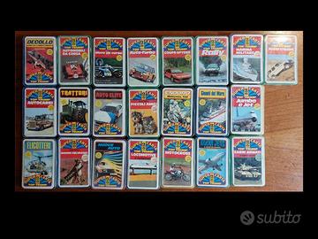 Carte da gioco Vintage Top Trump Auto Moto Navi El