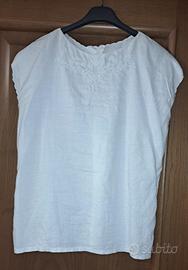 camicia/camicetta estiva donna ricamata 