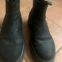 Scarponcini uomo Melluso blu scuro scamosciati