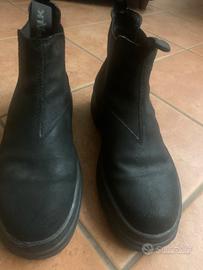 Scarponcini uomo Melluso blu scuro scamosciati