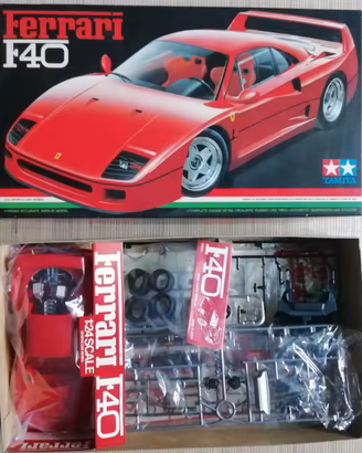 FERRARI F40 TAMIYA ANNO 1998 DA TERMINARE