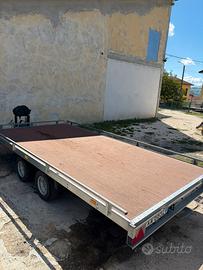 Carrello Rimorchio Pianale Bockmann Trasporto