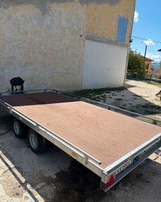 Carrello Rimorchio Pianale Bockmann Trasporto