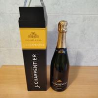 Bottiglia champagne Charpentier 75 cl con astuccio