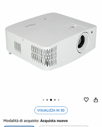Proiettore optoma 4k e Telo optoma 84”