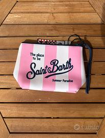 Pochette MC2 Saint Barth rosa a righe 💗