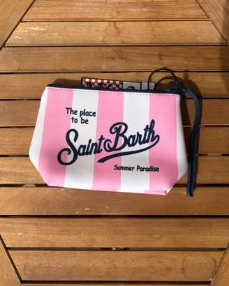 Pochette MC2 Saint Barth rosa a righe 💗