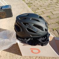 casco bici taglia L Bruko 24115CW nero opaco nuovo