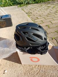 casco bici taglia L Bruko 24115CW nero opaco nuovo