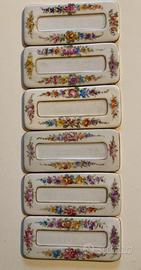 Raro set segnaposti Dresden primi ‘900