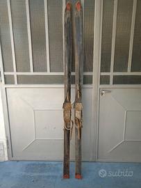 Sci in legno vintage anni 40/50