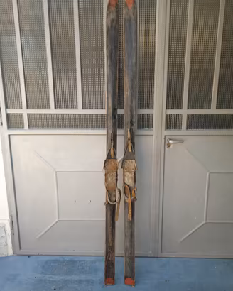 Sci in legno vintage anni 40/50