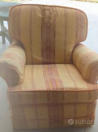 Poltrona  vintage stile inglese 