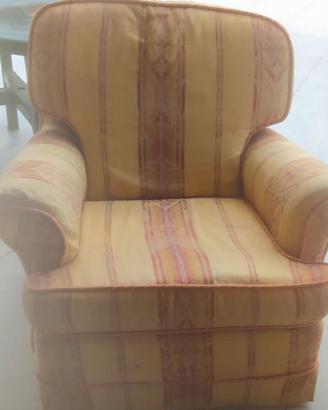 Poltrona  vintage stile inglese 