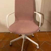 SEDIA IKEA ROSA PRATICAMENTE NUOVA