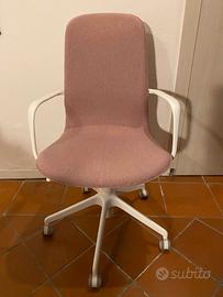 SEDIA IKEA ROSA PRATICAMENTE NUOVA