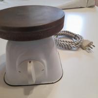 Fornello elettrico smaltato vintage Tecnomasio