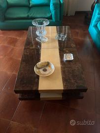 Tavolo bar a scomparsa vintage specchio