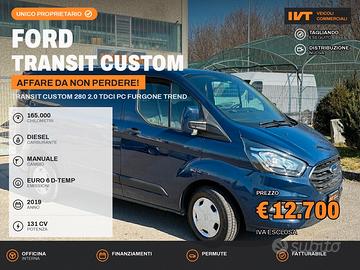 Ford Custom 2.0 130CV Euro 6 D 2019