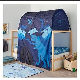 🦖 Letto Kura con tenda dinosauri