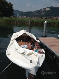 Gozzo d'epoca in mogano mt 7