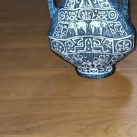 Vaso in ceramiche ca smaltata