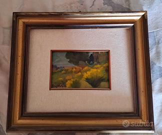 quadro di Ragazzini Alieto, ginestre