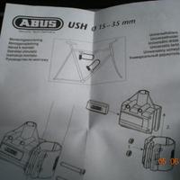 Abus ush54 supporto antifurto telaio bici