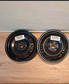 2 Cerchi in Ferro NUOVI 16" Originali VW - Skoda 