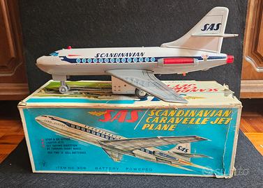 Aereo Giocattolo di Latta Vintage Anni '60 Japan