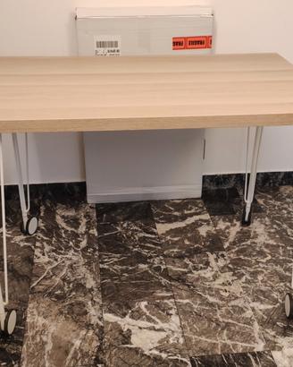 tavolino Ikea 100*60 linmon krille effetto rovere