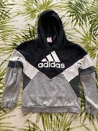 Felpa con cappuccio Adidas ragazzo 152cm 11-12anni