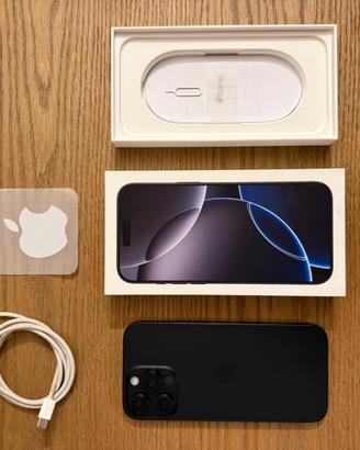 iPhone 16 Pro Max 256GB Nero Titanio Come Nuovo